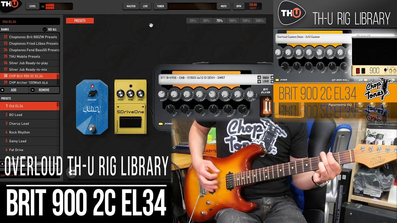 Embedded thumbnail for Choptones Brit 900 2C EL34 &gt; Video gallery